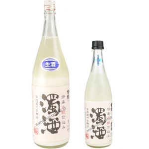 金鼓 伝承水もと仕込み　濁酒　生（春夏バージョン）密栓タイプ